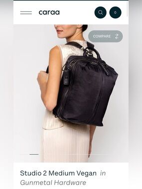 Caraa Studio 2 Medium Vegan in Gunmetal